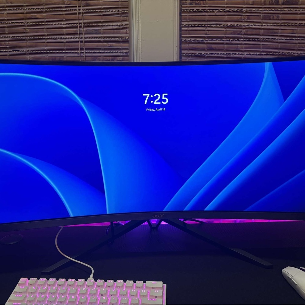 Acer Nitro ED343CUR 165hz 34'' 1440p VA LED Curved Ultrawide Gaming Monitor